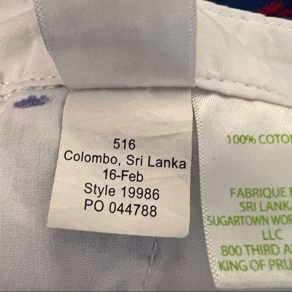 Lilly Pulitzer 5" BUTTERCUP SCALLOP HEM SHORT in Lilly’s Lilac Nice Ink Size 10 - Picture 9 of 13